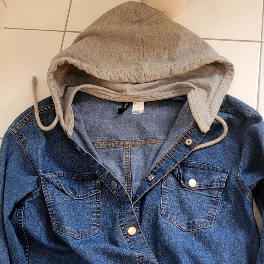 Jean Jacket with Hoodie